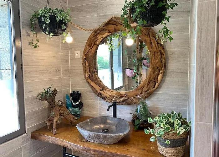 A La Ferme Avec Jacuzzi Et Piscine Chauffee Дом отдыха Saint-Felix-de-Tournegat